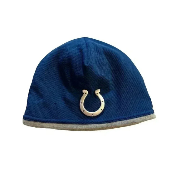 New Era NFL Indianapolis Colts On Field Sideline Tech Knit Beanie One Size - Picture 1 of 6
